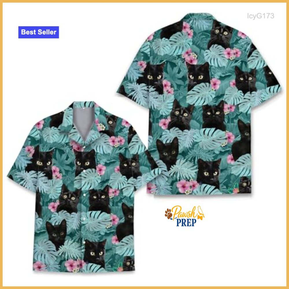 Lightweight Polyester Button Down Shirt Short Sle… - image 2